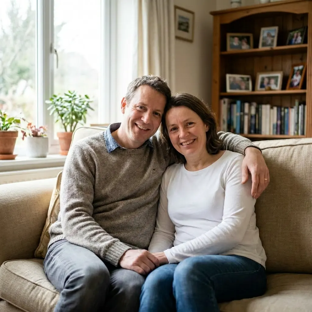 Emma and Tom, founders of Booh